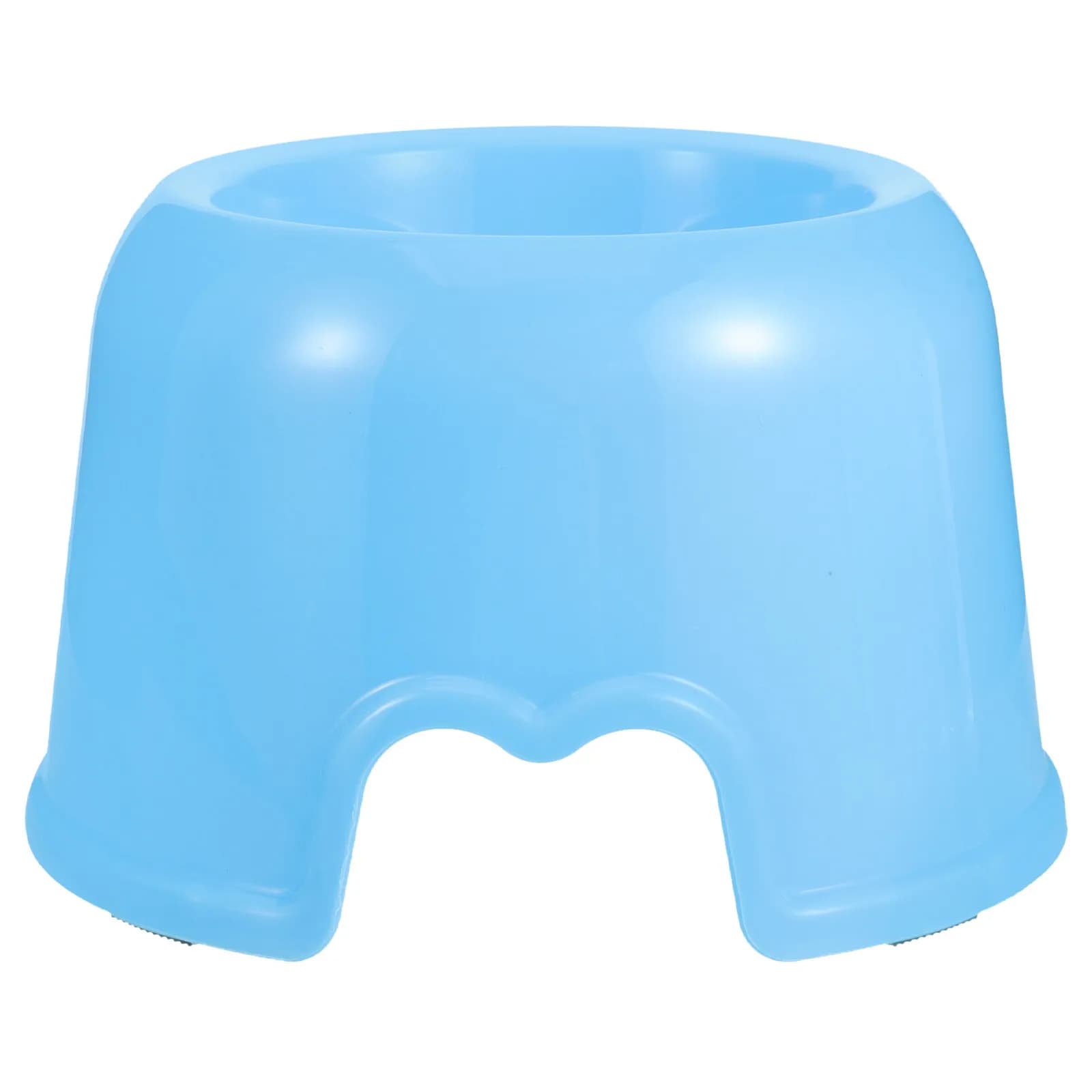 Ciotola in Plastica per Cani, Contenitore per Cibo e Acqua, Design con Bordi Arrotondati, Base Stabile per Cani Piccoli, Gatti e Conigli