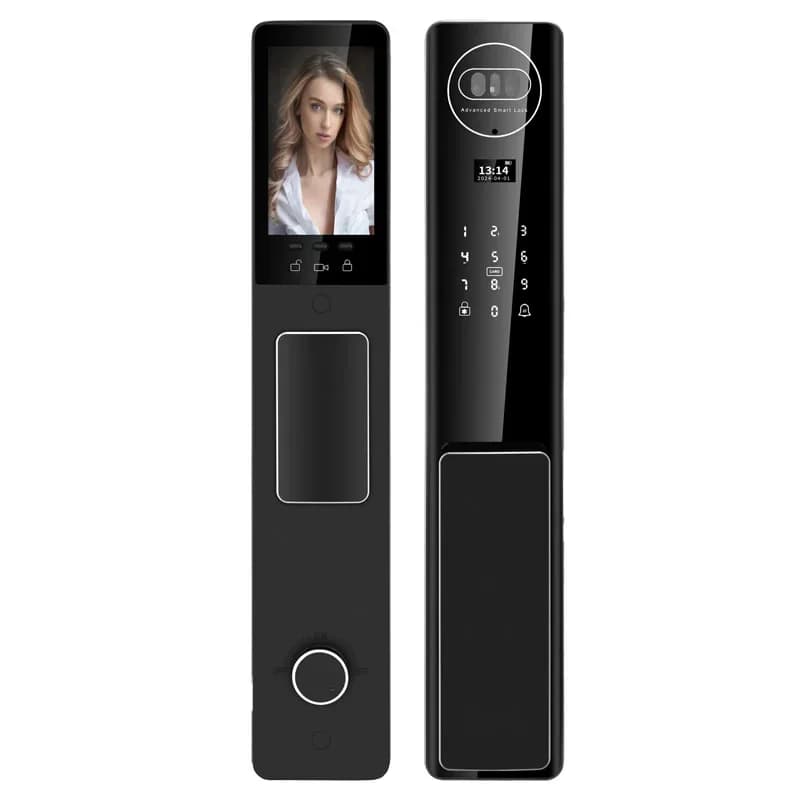 Nuovo, domestico, completamente automatico, serratura con impronta digitale, porta antifurto, serratura intelligente con riconoscimento facciale