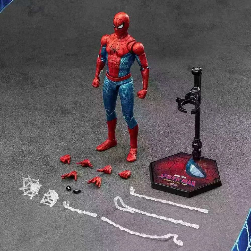 Original ZD Toys Spider Man Brand New Day Action Figures Peter Parker Mecha Joint Movable Model Movie Avengers Collection Toys