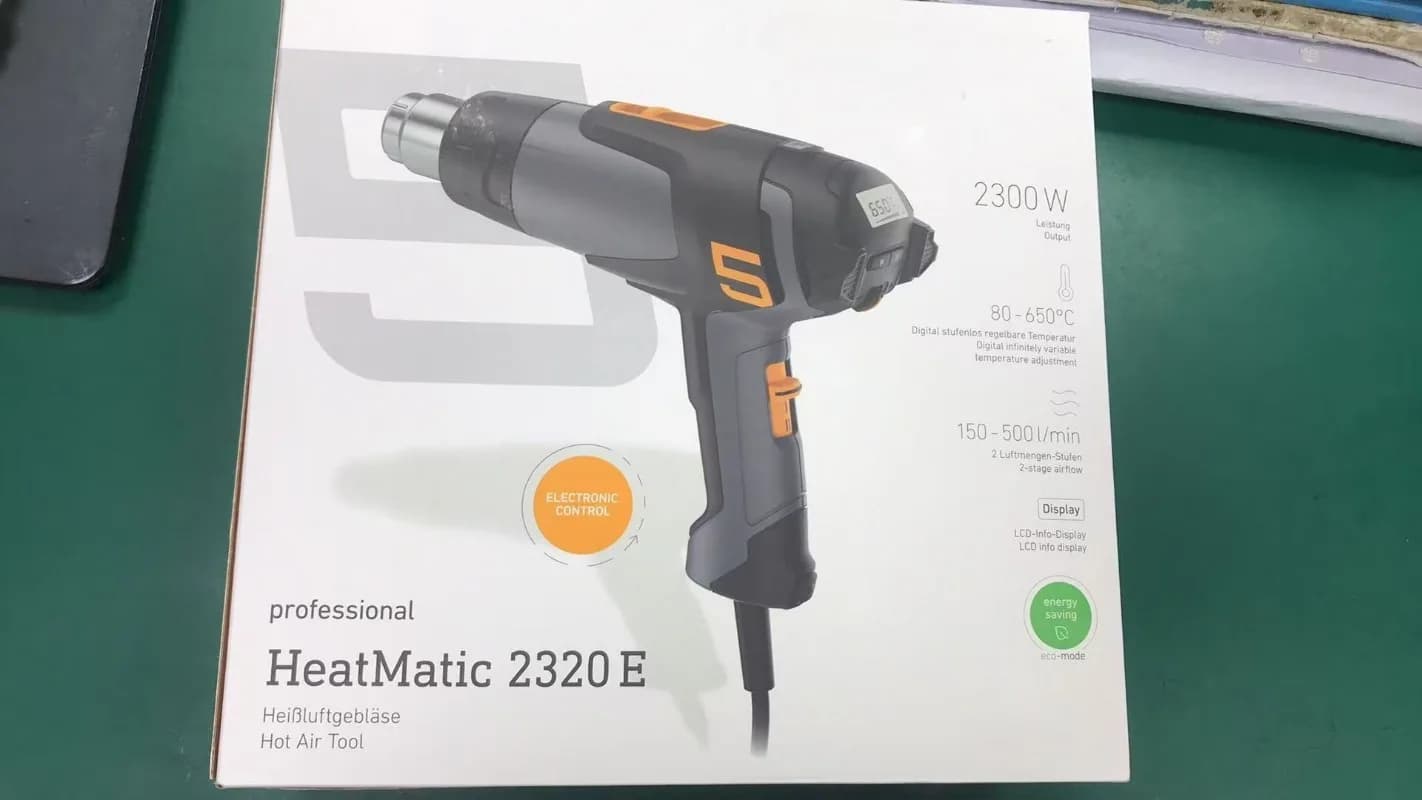 Pistola ad Aria Calda a Temperatura Costante con Display Digitale, Alta Potenza, per Dissaldatura e Rilavorazione 2020
