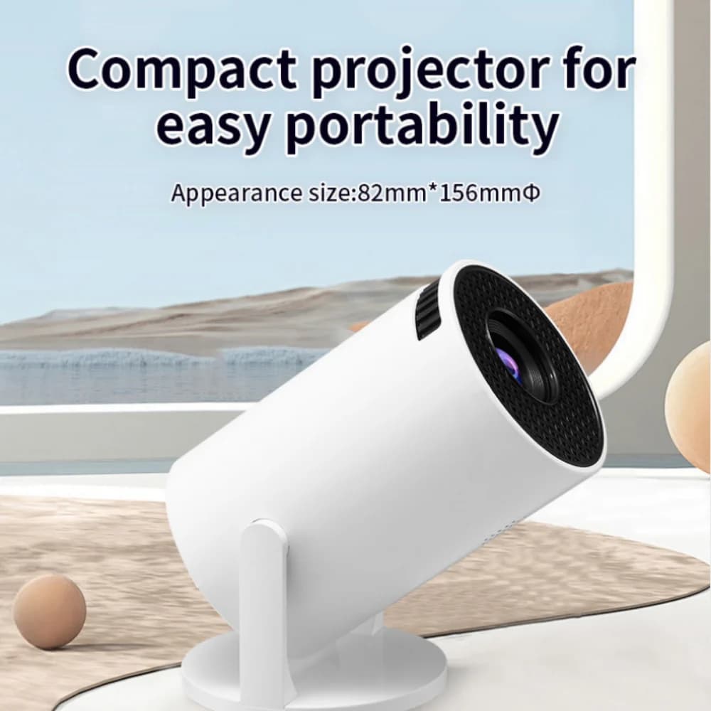 Nuovo Modello 2026 Mini Proiettore Domestico 480*320P 4K HD Portatile per Esterni 180 ° Il Proiettore Dotato di Autofocus Intelligente