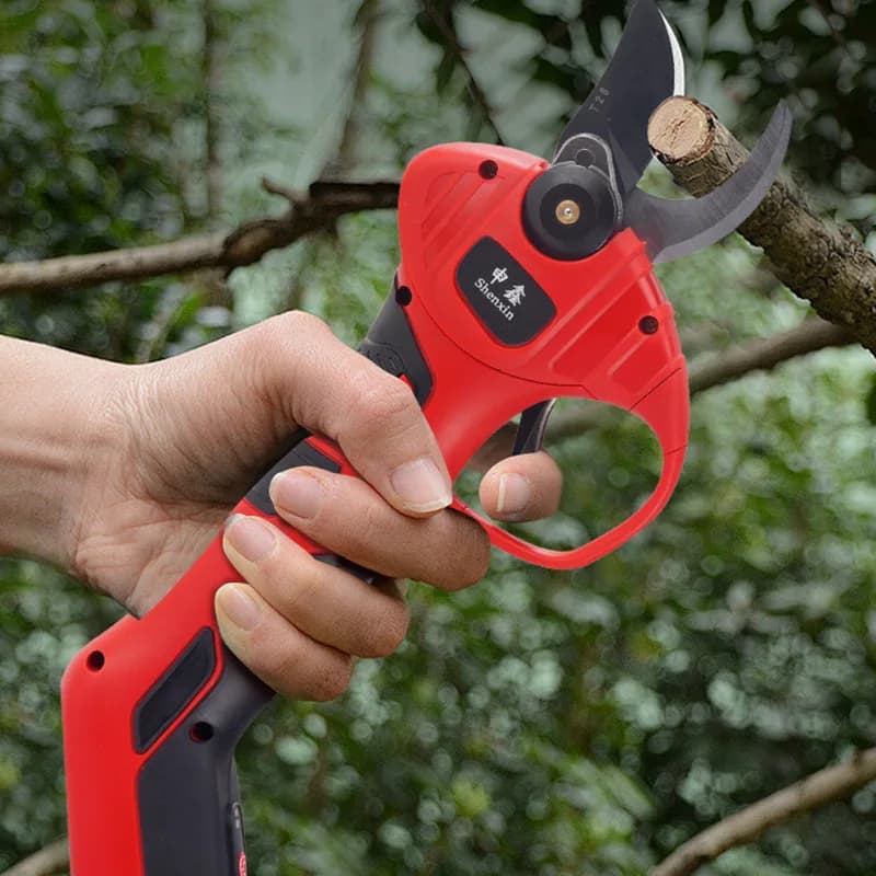 7.2V Wireless Rechargeable Power Scissors with Digital Display, Lithium Battery, For Fruit and Garden Vegetables