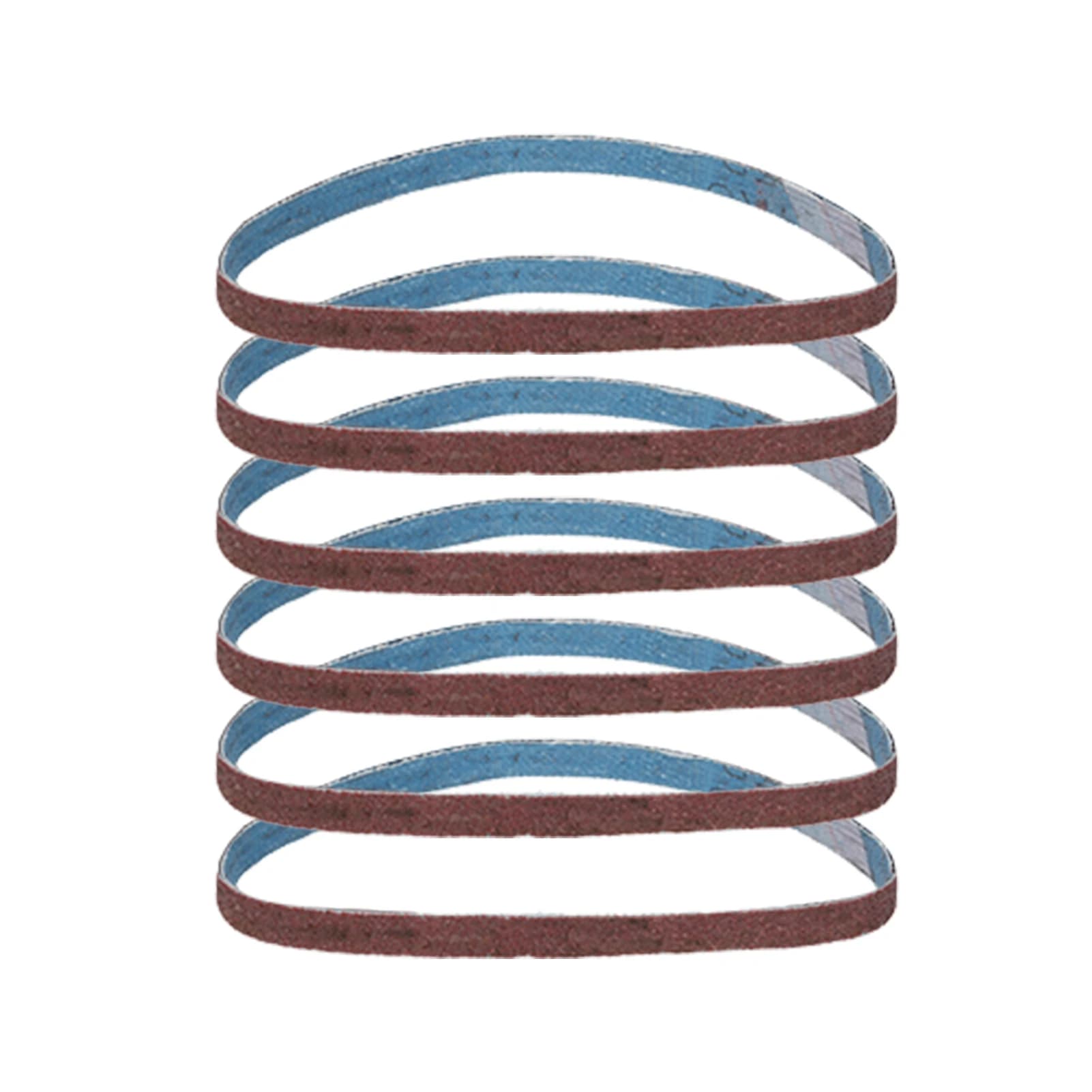 30-piece abrasive tapes 3/8 X 14 inch, 6 each grain 60/80/120/150/240, aluminium oxide abrasive tapes for wood sanding and metal polishing