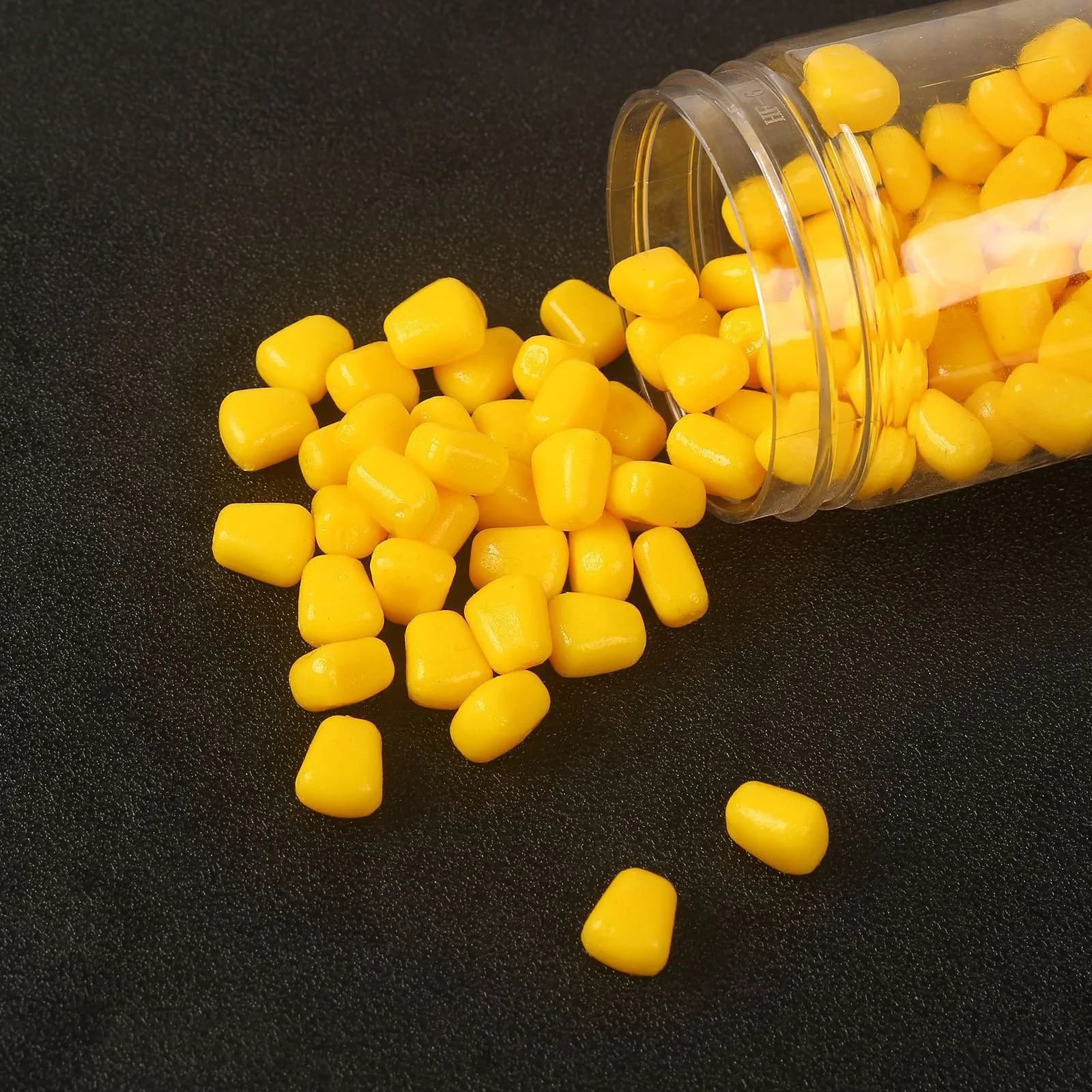 Esche Artificiali Galleggianti a Forma di Mais, Perline Galleggianti, Grani di Mais, Esche Morbide in Silicone per la Pesca all'Aperto, Esche Finte Speciali per la Pesca Sportiva