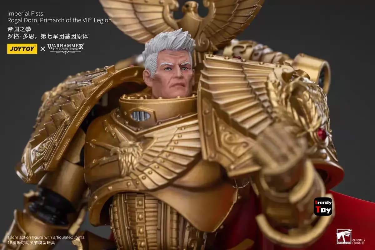 【Spedizione in 24 ore】JOYTOY Warhammer 40K 1/18 Action Figure Imperial FistsRogal Dorn Primarch of The Vll Legion Collection Toy
