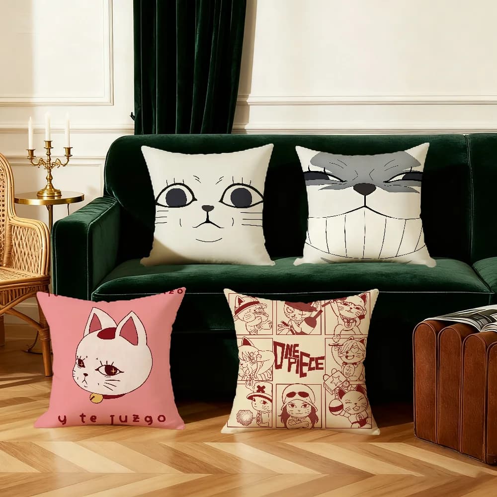 D-Dandadan T-turbo granny cushion cover Bedroom Sofa Decorative home Car portable Cushion Cover With Zipper Soft pillowcase