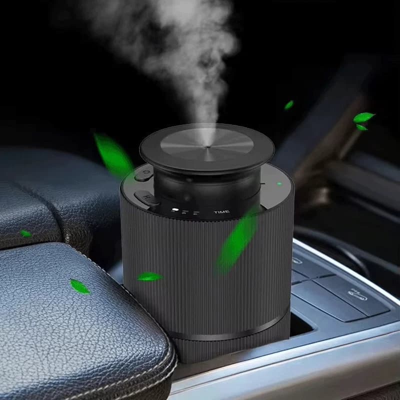 Home Office Car Aromatherapy Diffuser Waterless Flavors Diffuser for Essential Oil Aluminum Alloy Portable Perfume Air Machine