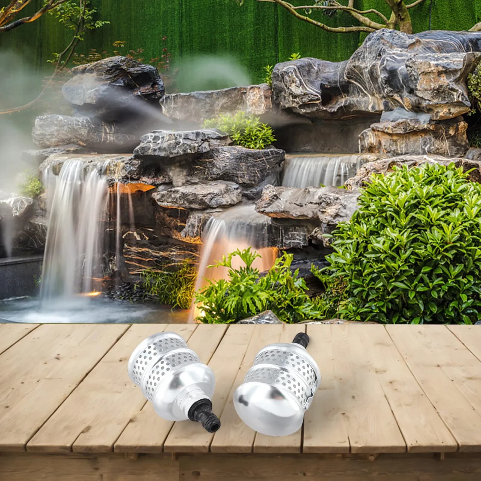 Irrigatore da Giardino in Alluminio per Tubi da Giardino, Ideale per Aiuole, Flusso d'Acqua Delicato, Crescita Sana, Design Leggero