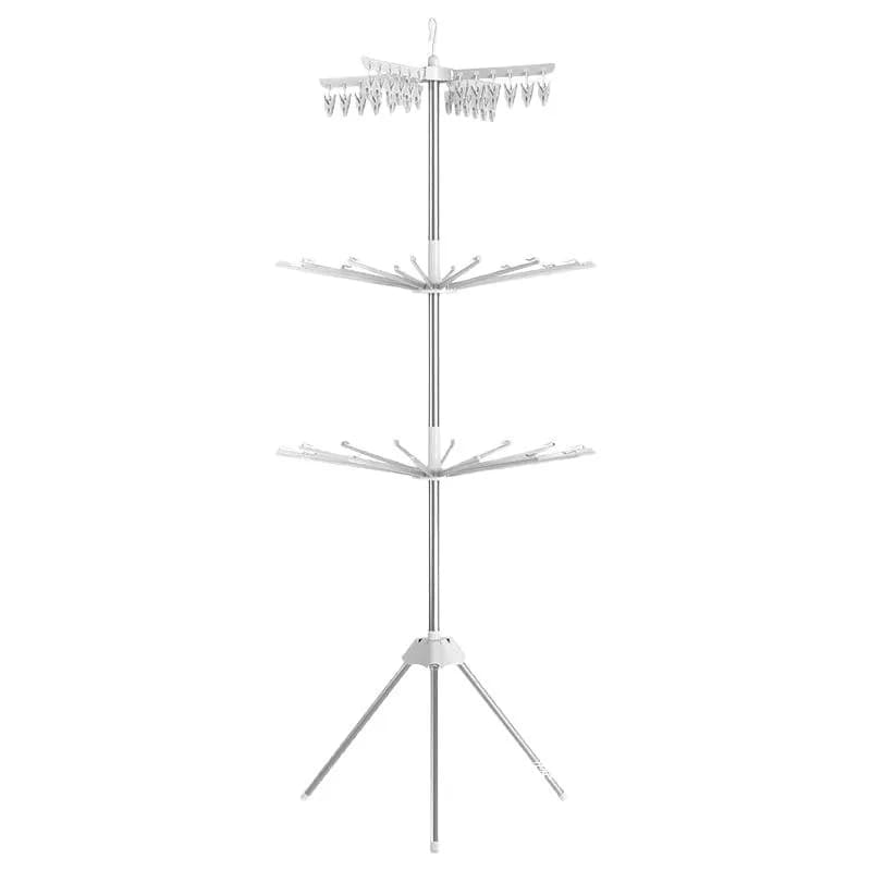 Rotatable baby drying rack Home balcony Children's baby Multifunctional towel bar