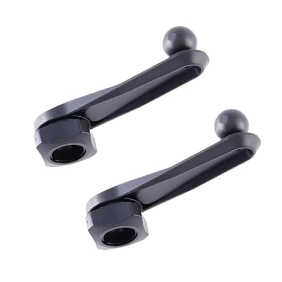 2Pcs 17mm Ball Head Car Phone Holder Mount, Universal Smartphone Stand, Extension Bracket Support, 360° Rotating Phone Long Arm