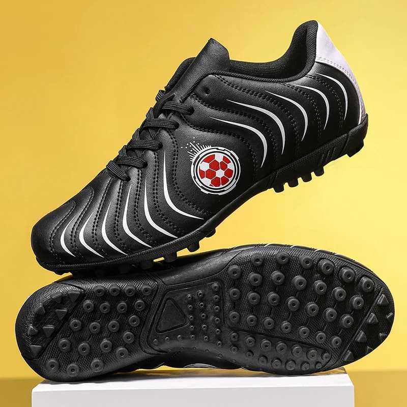 Scarpe da Calcio da Uomo con Tacchetti, Stivali da Calcio Alti per Allenamento all'Aperto | Scarpe da Calcio con Supporto per Caviglia per Ragazzi e Adolescenti