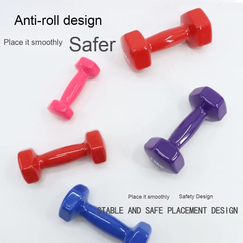1 kg handlebar for Female Fitness, Home Muscle Training Equipment, Pure Iron Handlebar for Male Arms