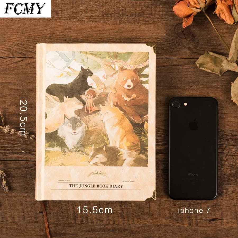 A5 Illustrated Colour Page Diary Line Colour Page Notes Hardside Handbook Notebook Student Stationery Gifts Notebooks
