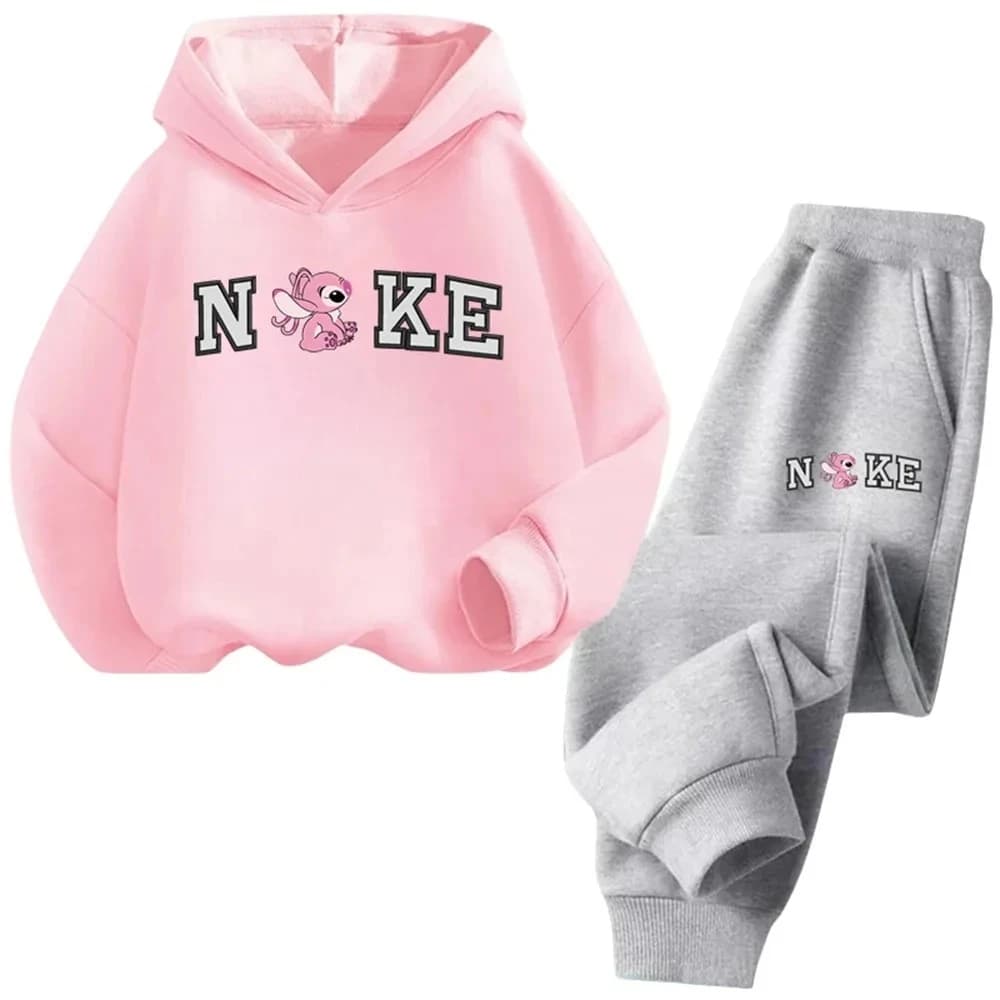 Set Felpa con Cappuccio per Bambini, Abbigliamento Casual a Maniche Lunghe per Ragazzi e Ragazze, 2-13 Anni, Tuta Casual per Bambini