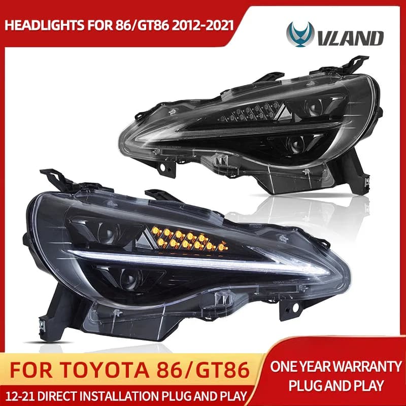 Vland 12–21 86/GT86,Brz, Scion Frs Fari Aggiorna il proiettore a doppio raggio a LED completo