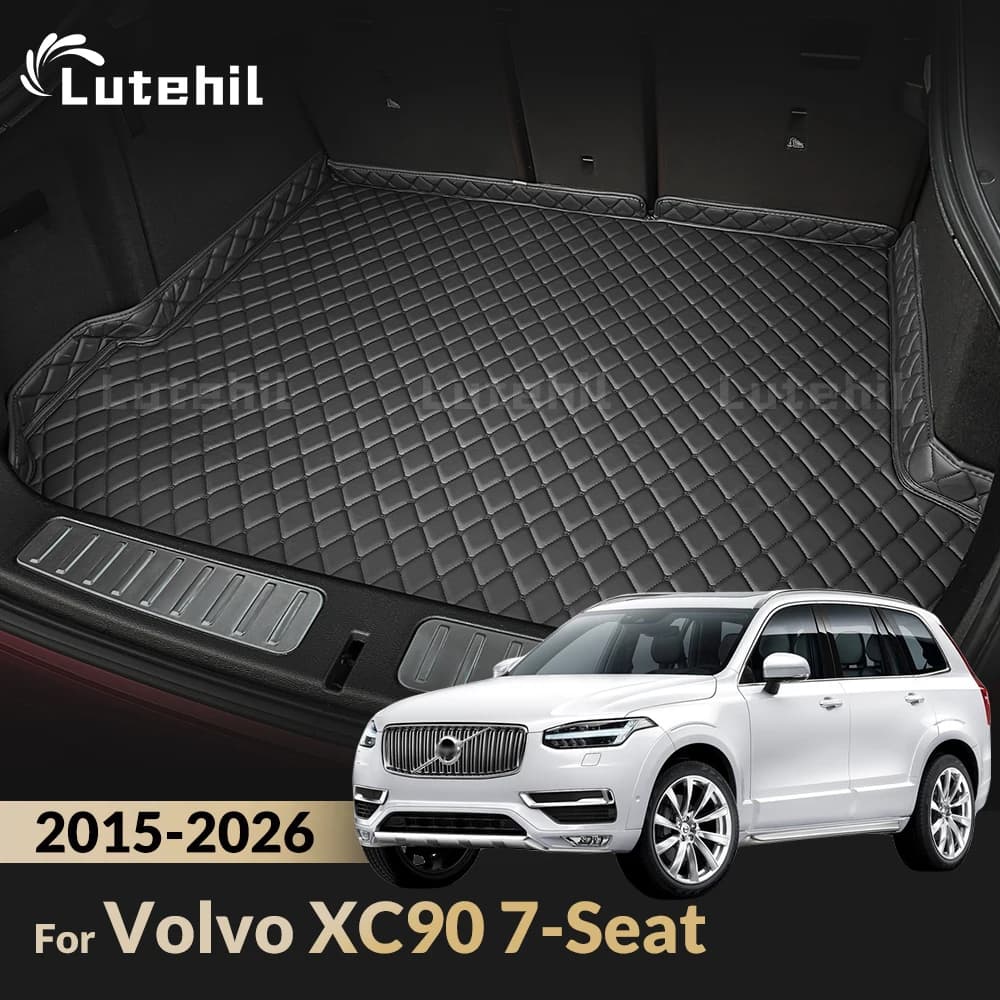 Per Volvo XC90 7 posti 2015-2026 25 24 23 22 21 20 19 18 17 16 Lutehil 3D Bagagliaio di un'auto Zerbino Cargo Liner Tappeto Accessori