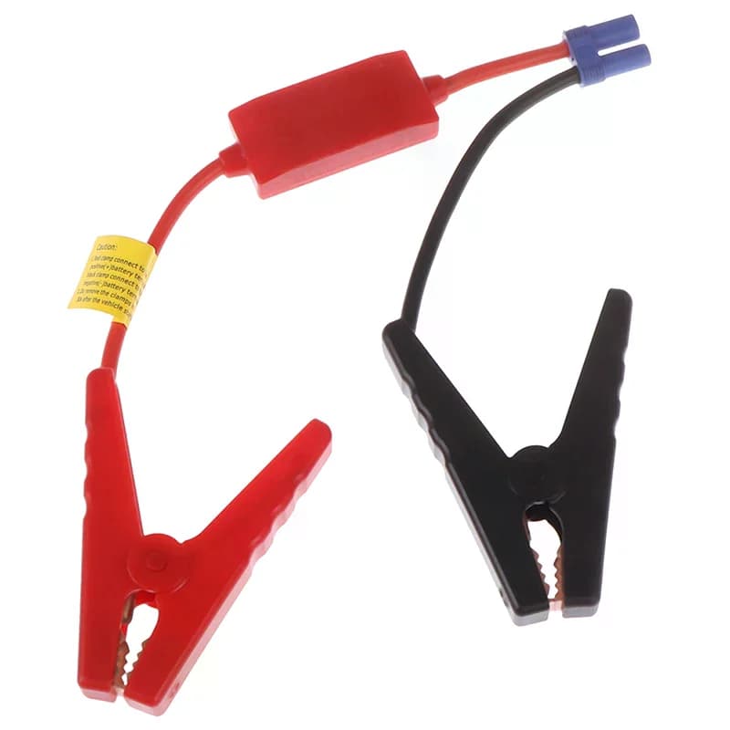 1pc 12V Cavo booster Ponticello Morsetto Batteria per auto Jump Starter Prevenire la carica inversa con connettore EC5