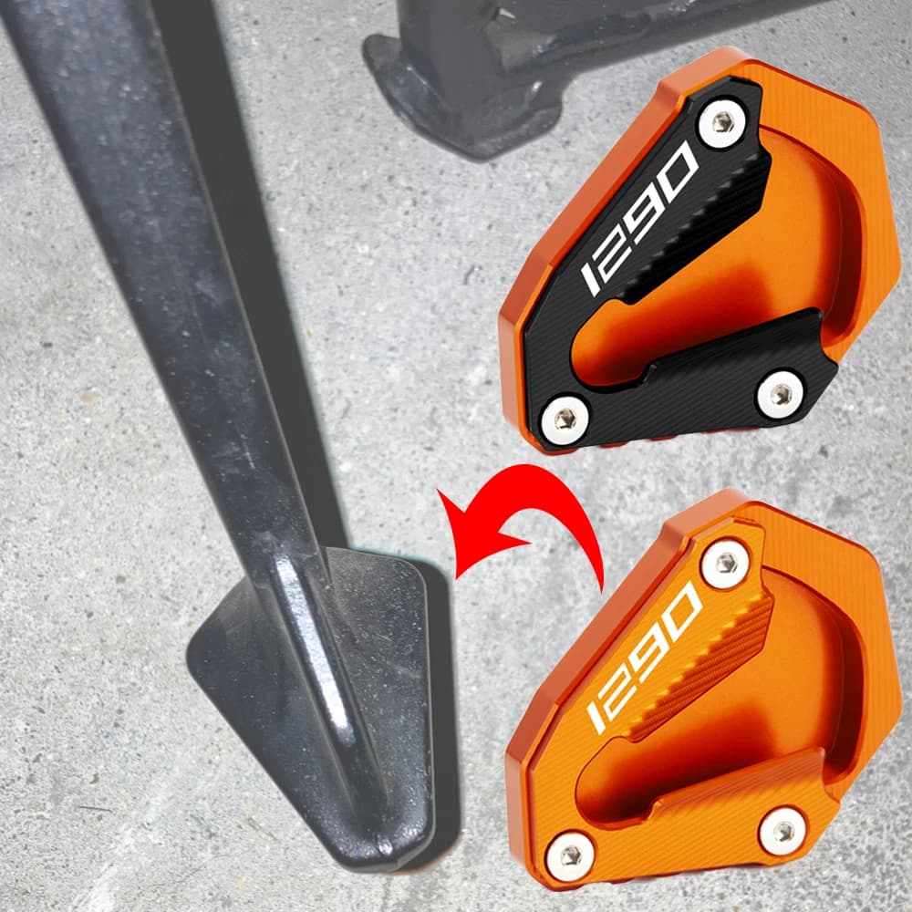 Per 1290 Super Adventure S 2021 2022 2023 2024 Accessori Moto Cavalletto Piede Cavalletto Laterale Pad Piastra di Supporto SAS 1290 Adv-S