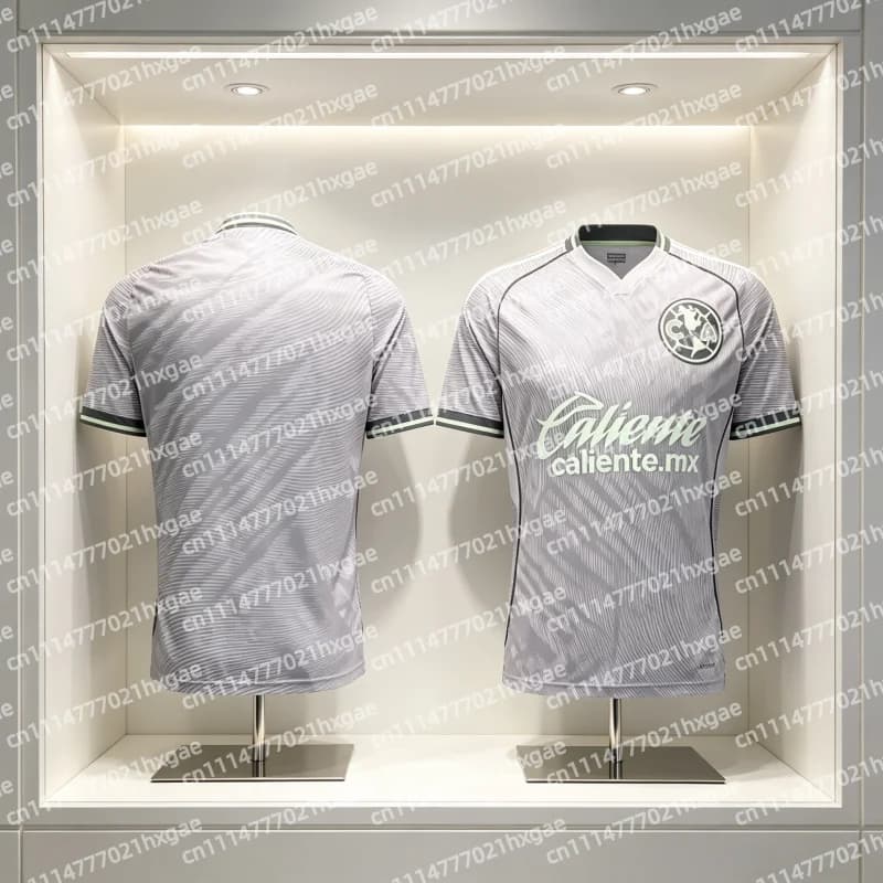 Maglia da Calcio Club America Terza Divisa 26, Polo Sportiva ad Asciugatura Rapida, T-Shirt per Uomo, Famiglia e Bambini, Moda Y2K