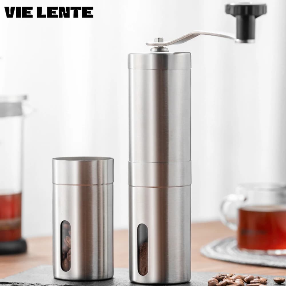 Manual Coffee Mill Grinder Hand Steel Ceramics Core Spice Espresso Coarse Cereals Grinding Cafe Burr Ceramic Corn Machine