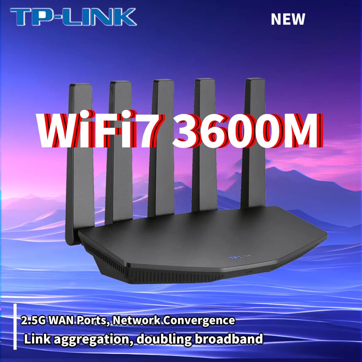 TP-LINK WiFi7 BE3600 MESH Router 2.5G Gigabit Ethernet 2 porte WAN converency 3600 M ripetitore Wifi Wifi Booster Repetidor Mesh