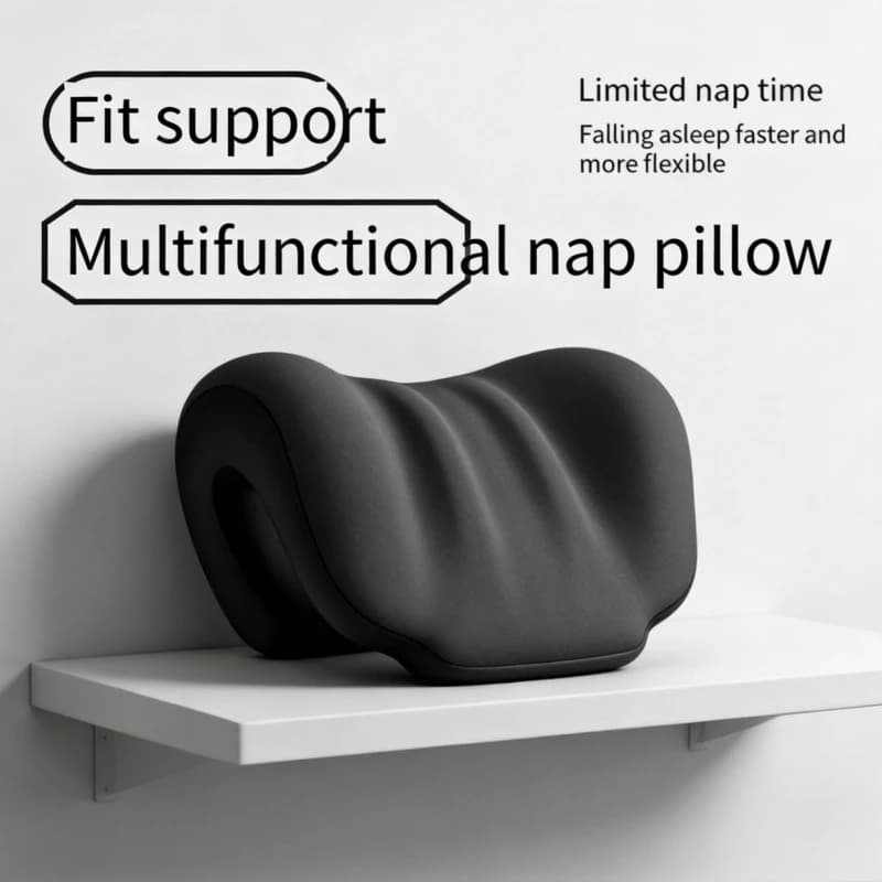 Cuscini per il riposo, ergonomici, per la protezione del collo, comodi, dal design semplice, per impiegati e studenti, poggiatesta per sedia, per il riposo del pomeriggio