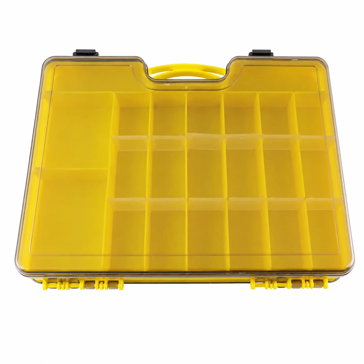 Tackle Organizer Portable Lure Bait Box for Saltwater Fishing Double Sided Durable Engineering Plastic Storage Case Gear