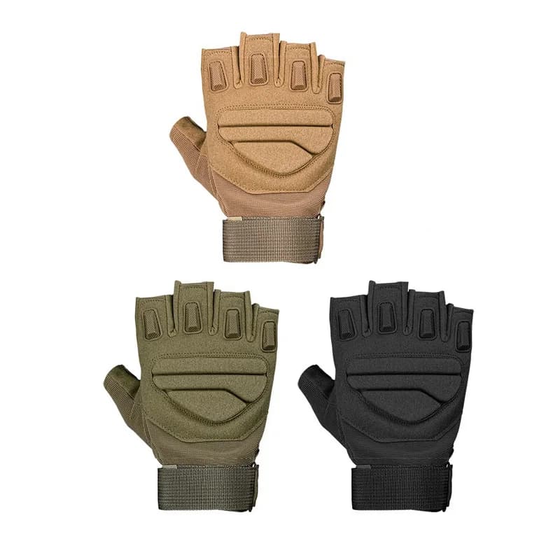 Mid finger tactical gloves, military protective gloves for men and women, sports gloves for hunting, cycling and outdoor motorcycling