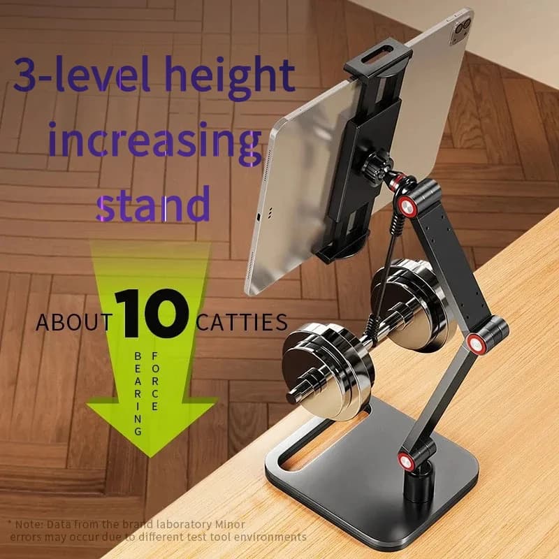 Adjustable Support for Monitor with 360 Degree Rotation Table Support VESA Laptop Self-supporting Design with low profile clip suitable for monitor