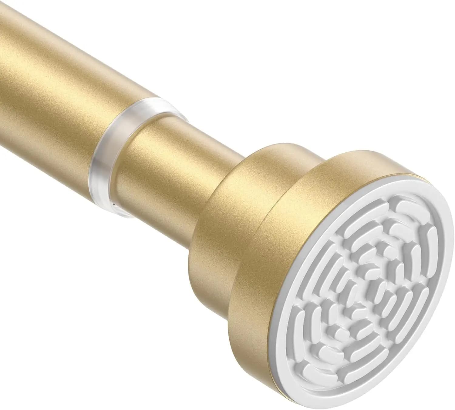 Tension Shower Curtain Rod 30-76 Inch Adjustable Spring Loaded No Drilling for Bathroom