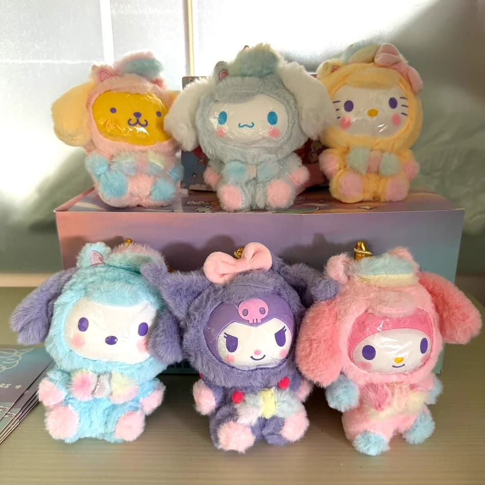 Nuova Serie Unicorno Sognante: Blind Box in Vinile, Giocattolo Trendy e Carino, Scatola Misteriosa, Ciondolo, Regalo di Natale e Compleanno, Accessori Sanrio Anime