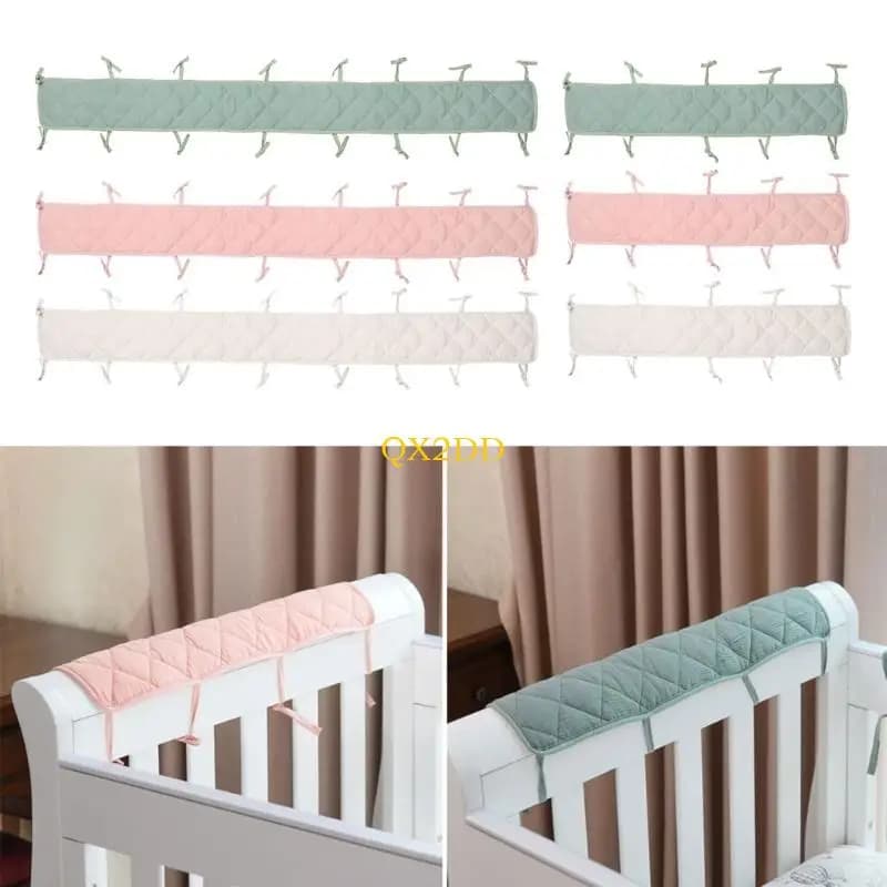Cotton Crib Bumper for Protection Wrap Baby Anti-bite Bed Fence Guardrail Cover Safe Teething Protector BabyS