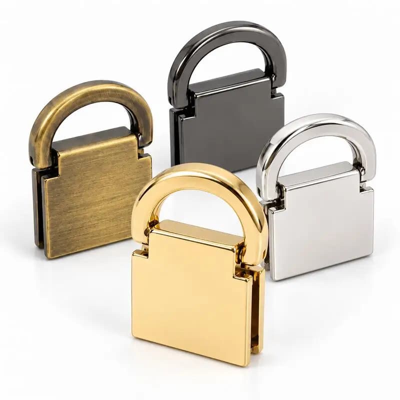 2/4/10/20/30Pcs 30mm Metal D Ring Buckle Handbag Strap Connector Wallet Chain Clasp Purse Side Clip Sewing Hardware Accessories