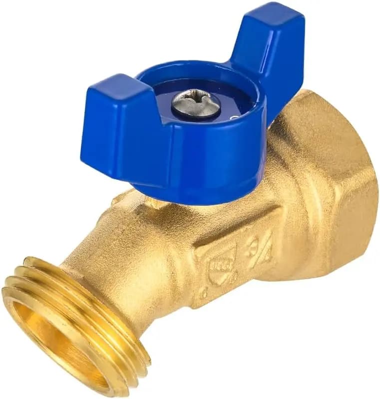 Exterior tap 1/4 of Giro with 3/4" NPT input and GHT Exit for Garden Pipe, Max 125 PSI
