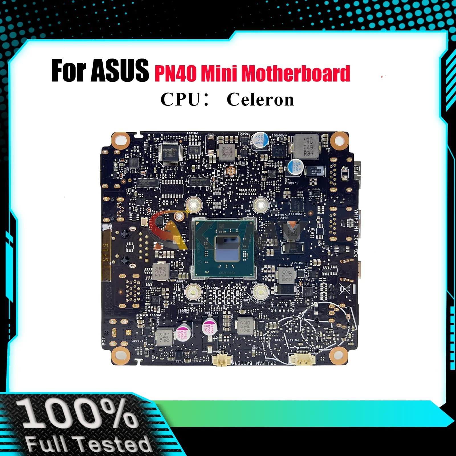 Scheda madre del computer portatile PN40 per ASUS Mini PC PN40 PN40 Scheda madre del notebook con CPU Celeron Test al 100% OK spedizione veloce Alta qualità