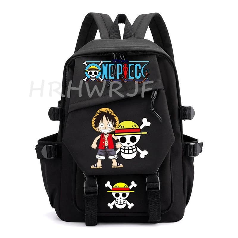 Anime One Piece schoolbag for children Luffy Junior/Senior high school students Laptop Backpacks Capacity Unisex Travel Mochilas