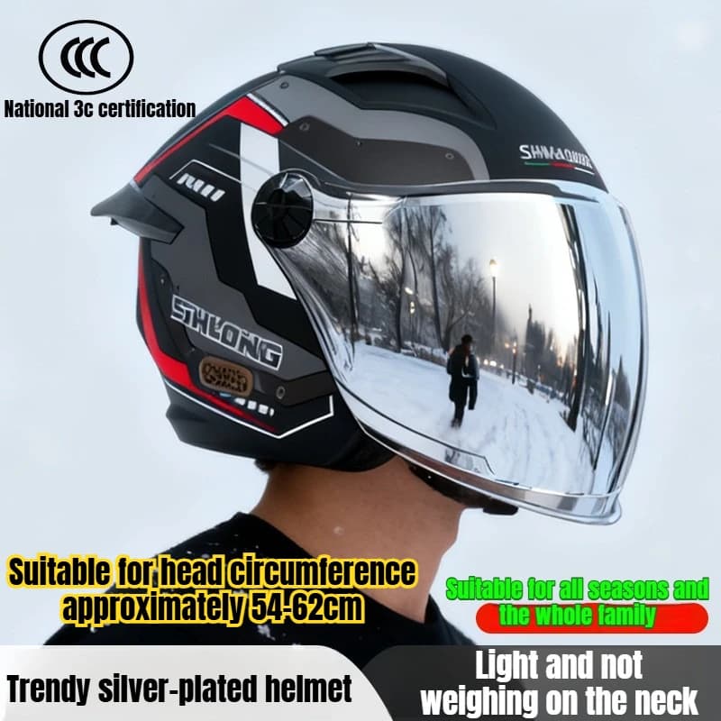Electric Motorcycles Helmets Summer Men's Women's Electric Bicycles Sun Protection Half Helmets All Season Universal casco moto