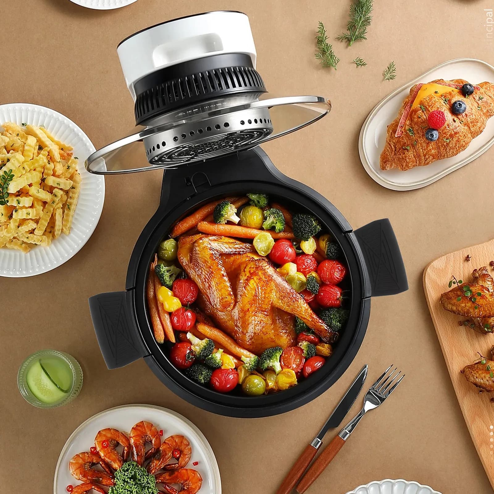 4Pcs Silicone Pot Handle Covers Non-Slip Heat Resistant Pan Grip Sleeve Protector for Cast Iron Skillets Frying Pans Woks