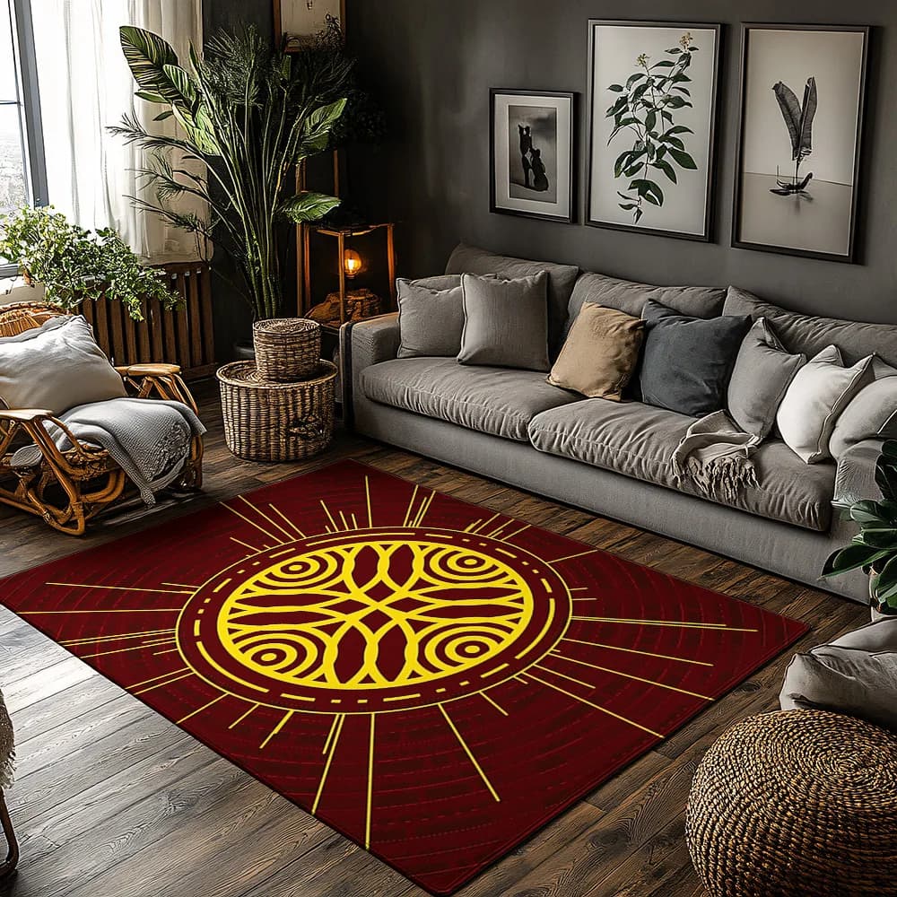 Unique Nordic Pattern Doormat Washable Floor Mat Entrance Rug Home Decor Non Slip Indoor Outdoor Welcome Mat Modern Farmhouse St