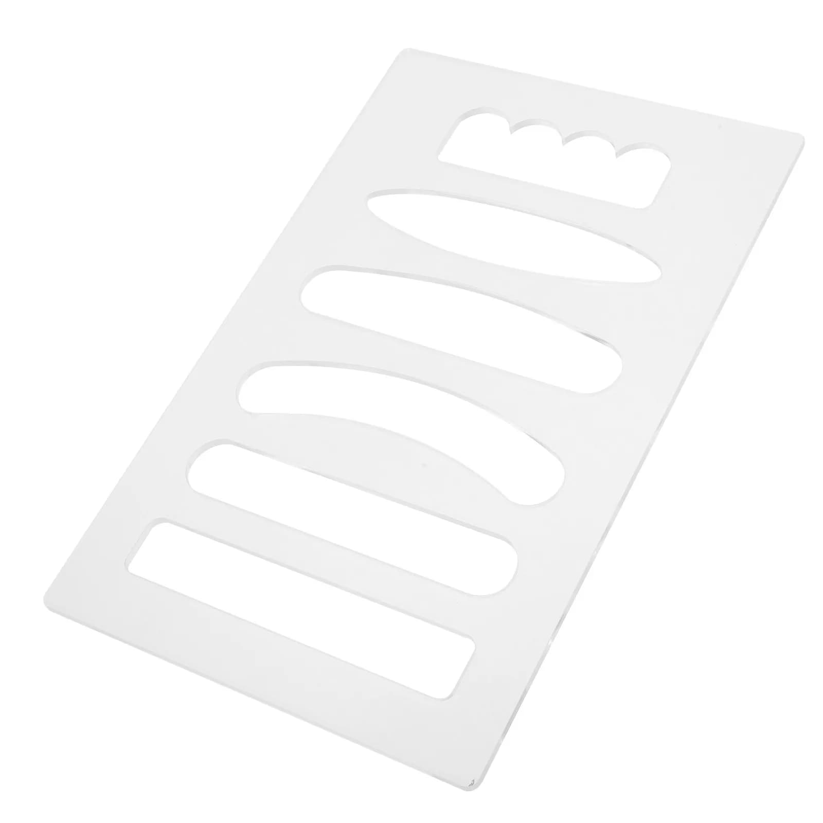 Clear Acrylic Charcuterie Board Handle Template Ideal for DIY Woodworking Projects Kitchen Cutting Board Handle Jig Template