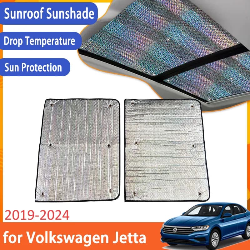 Per Volkswagen VW Jetta A7 2019 ~ 2024 2023 2022 2021 accessori Vento tetto apribile parasole tetto protezione solare isolamento termico parabrezza