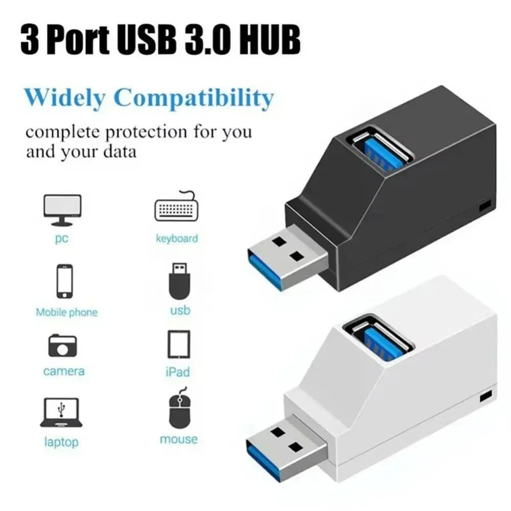 USB 3.0 2.0 Hub Adapter Multi Port USB Extender U Disk Card Reader High Speed Data Transfer Splitter For Laptop PC Accessories