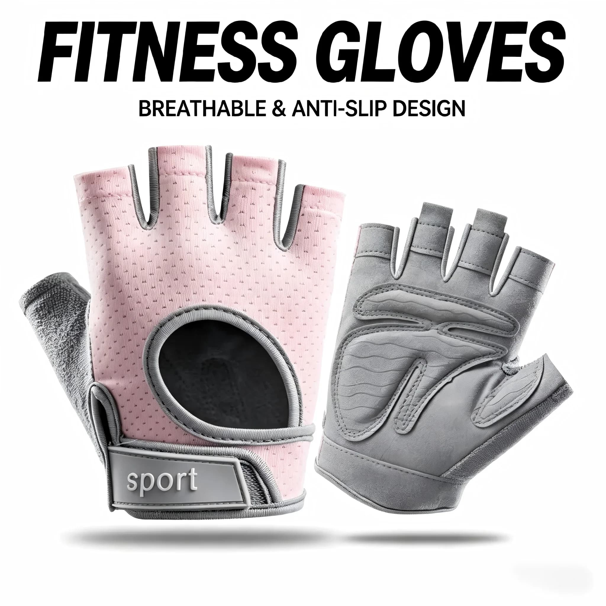 Sports Gloves for Fitness and Training, for Men and Women, Cycling and Motorcycle Gloves, Anti-slip, Bicycle Accessories