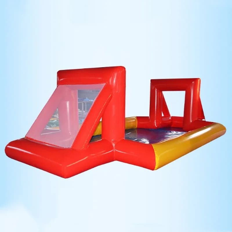 Campo da Pallavolo Gonfiabile Galleggiante per Acqua, Attrezzatura per Giochi d'Acqua, Campo da Pallavolo Gonfiabile per Piscina