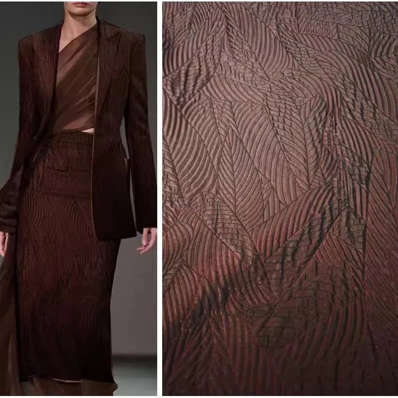 Fabric with Irregular Veneers Fabric for Jackets, Pants and Spring and Autumn skirts, Creative Fashion Design Fabric