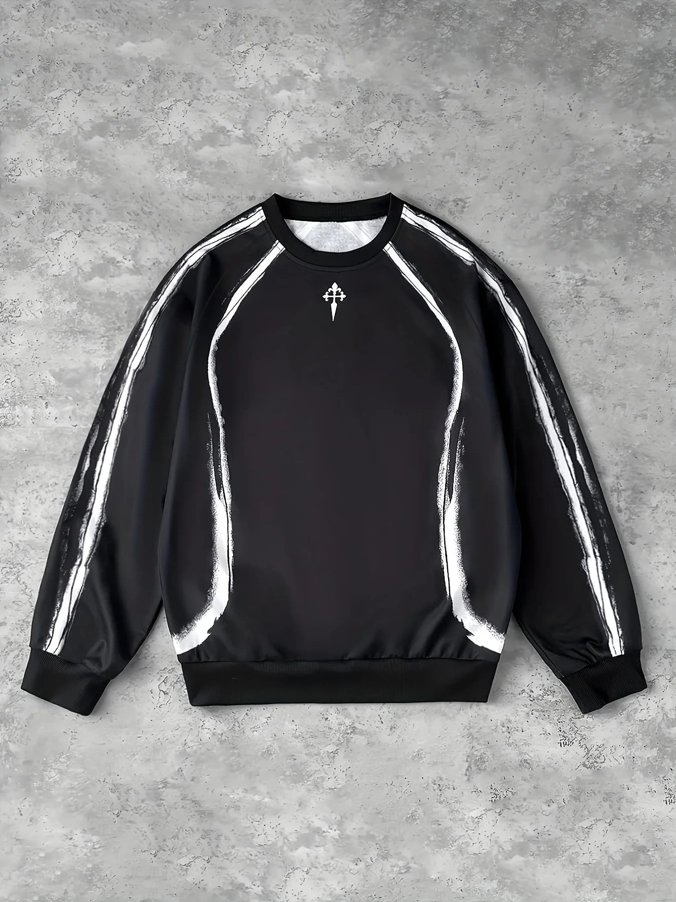 2026 Autumn/Winter Men's Round-neck Hoodie with 3D Print - Comfortable Soft Casual Sports Outdoor Men's Clothing