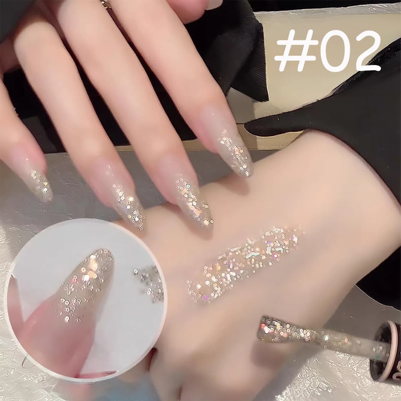 1 pz ZH 202A Nuovo Smalto Gel Colorato Effetto Eden, Lucido e Brillante, per Nail Art, Forniture per Unghie, Smalto Gel Super Flash