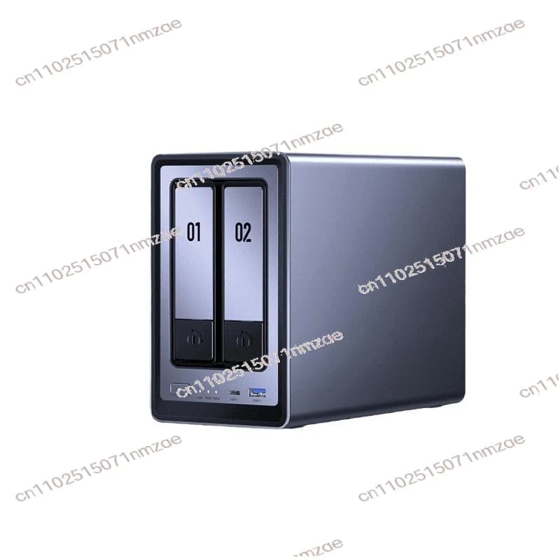 DXP2800 Server NAS a 2 Bay per Archiviazione di Rete, Cloud Privato per Casa e Ufficio