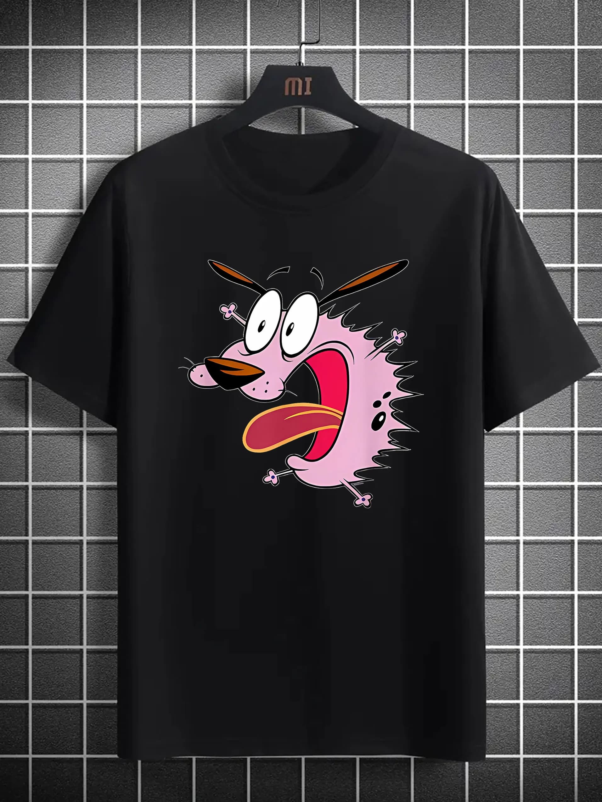 2026 Creativo Cartoon Salsiccia Cane Moda da uomo Modello di stampa alla moda, T-shirt a maniche corte girocollo da uomo, Top estivo