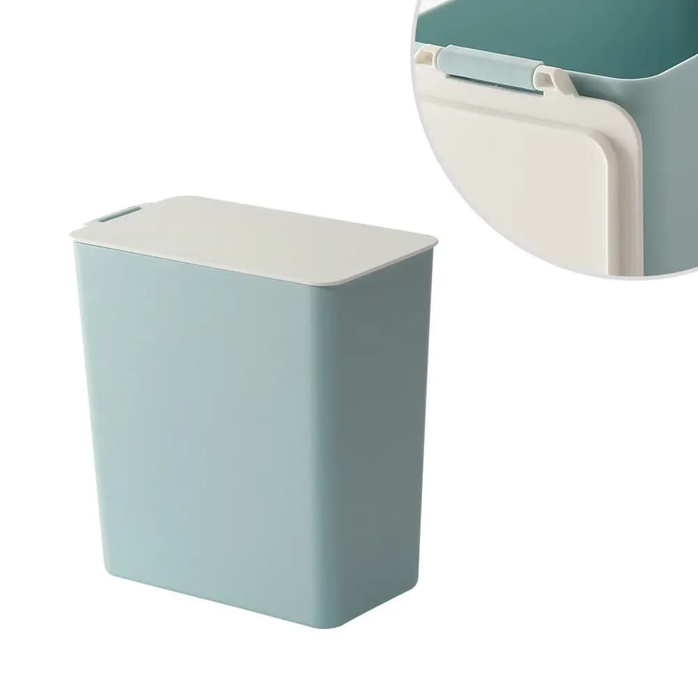 Mini Garbage Can for Desk Table Top Small Space Saving Trash Bin Desktop Organizer Recyclable Waste Container Fashionable Cute